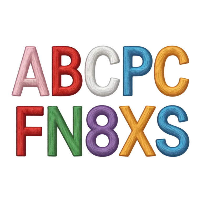 Alphanumeric patch 6